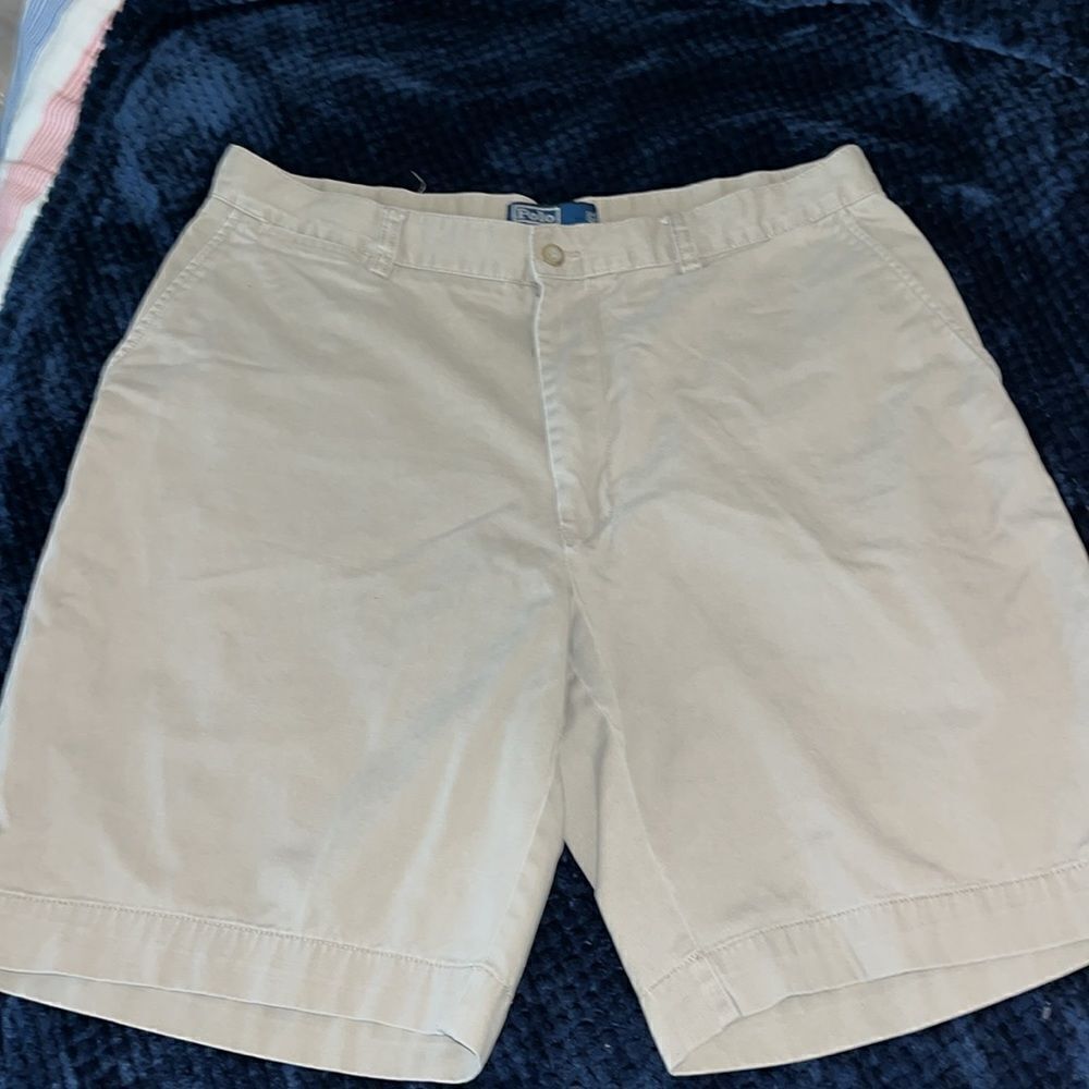 Classic Polo Ralph Lauren Flat front prospect 4 pocket chino cotton trail shorts